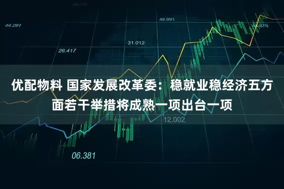 优配物料 国家发展改革委：稳就业稳经济五方面若干举措将成熟一项出台一项